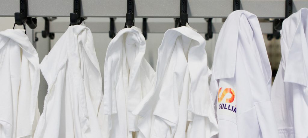 Solliance lab coats